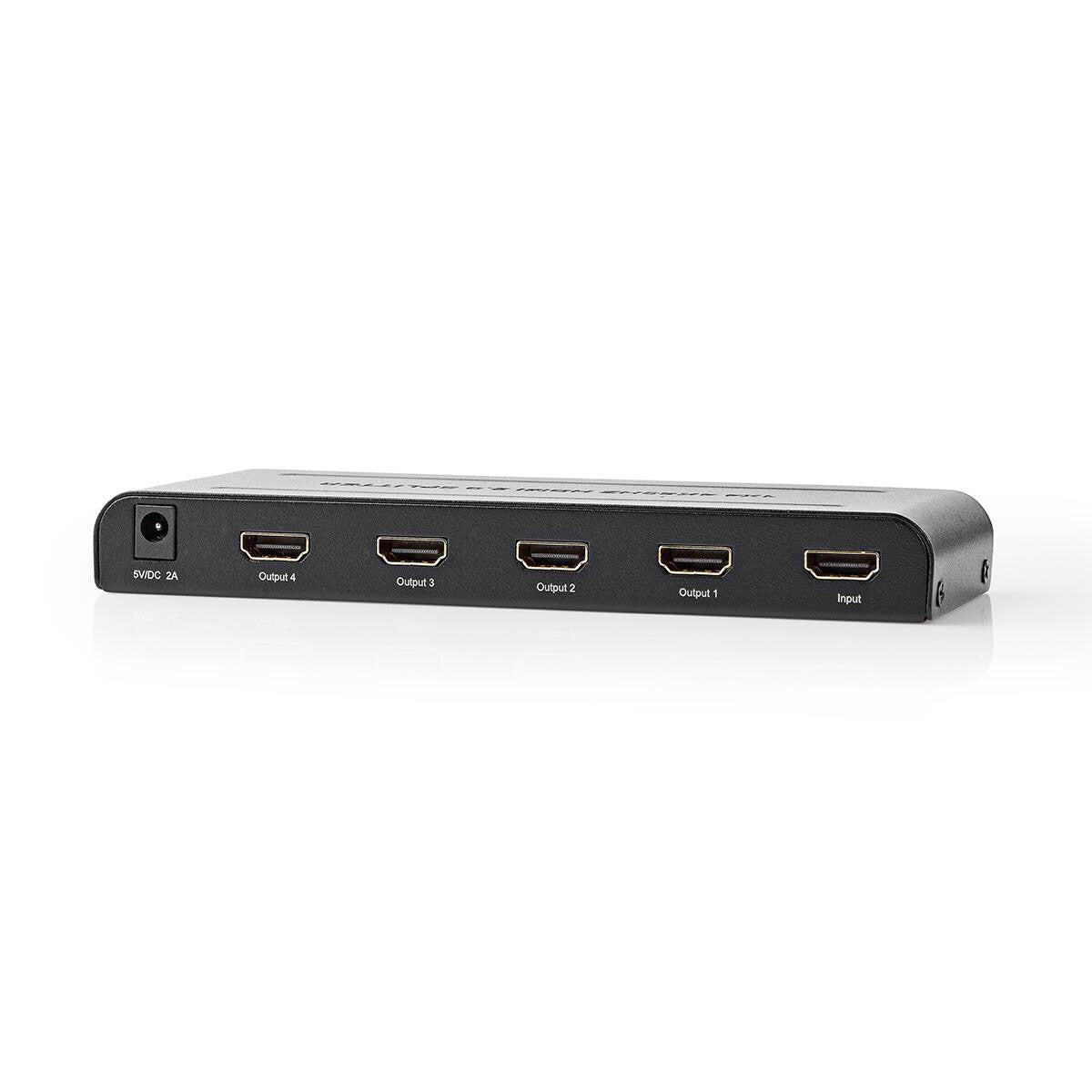 Nedis VSPL3474AT bilddelare HDMI 4x HDMI