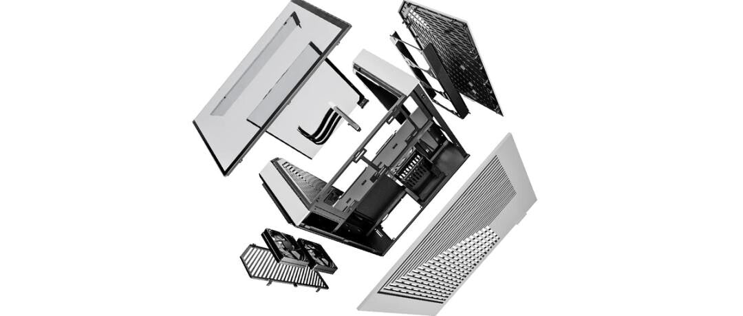 HYTE Y60 Midi Tower Svart, Vit