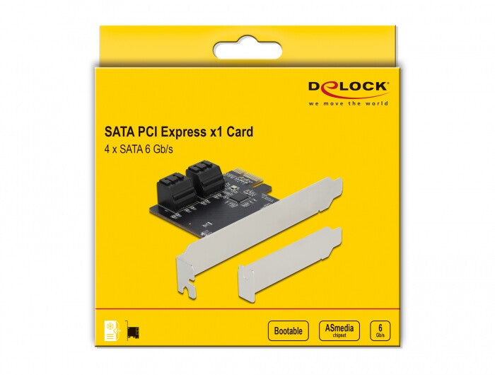 DeLOCK 90010 nätverkskort/adapters SATA