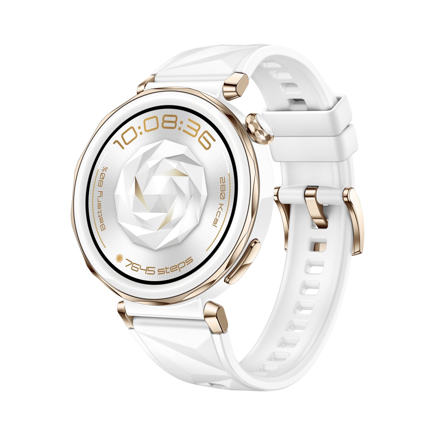 Huawei WATCH GT5 Pro 42mm 3,35 cm (1.32") AMOLED Digital 466 x 466 pixlar Vit GPS