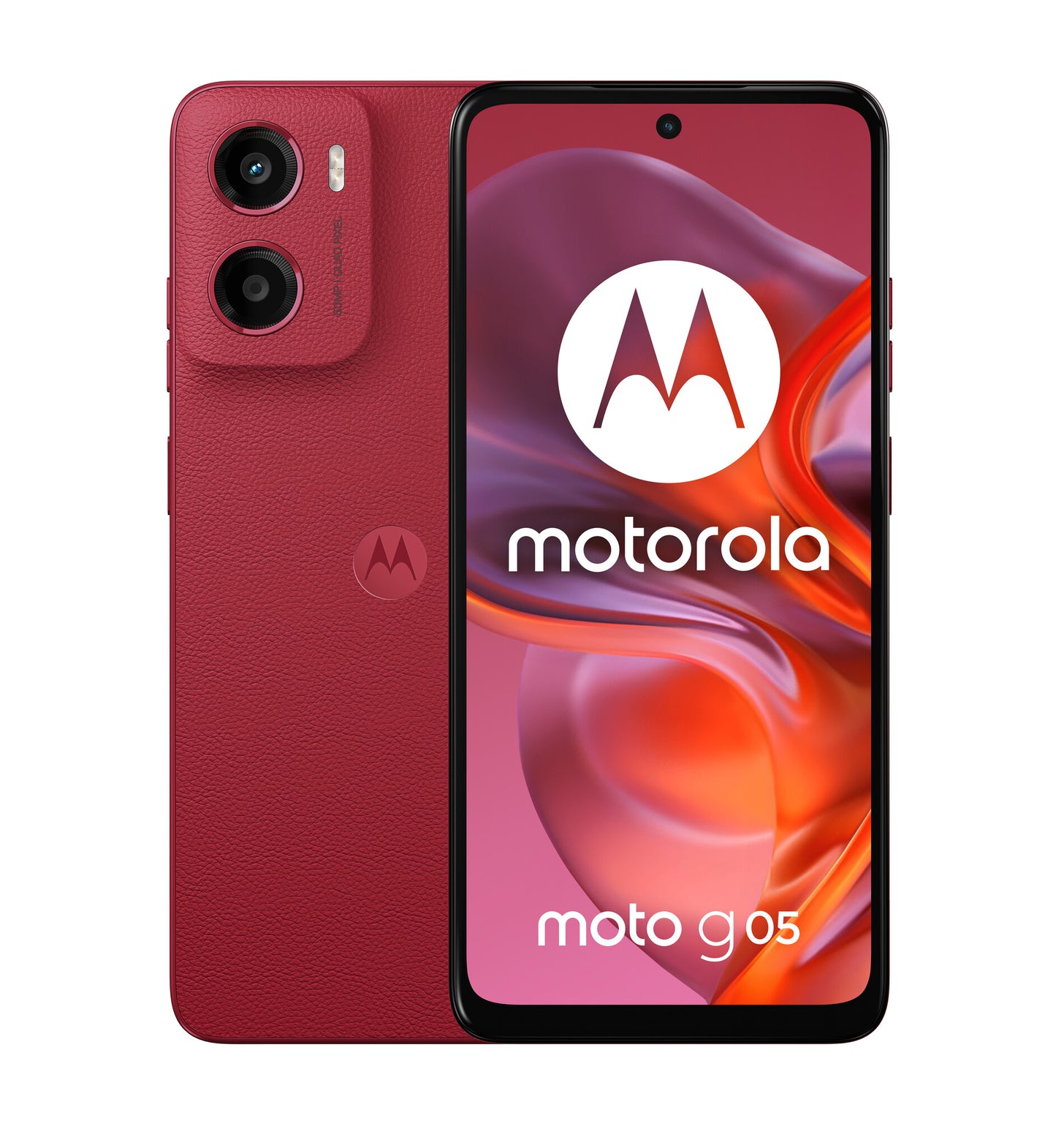 Motorola moto g05 16,9 cm (6.67") Dubbla SIM-kort Android 15 4G USB Type-C 4 GB 64 GB 5200 mAh Röd