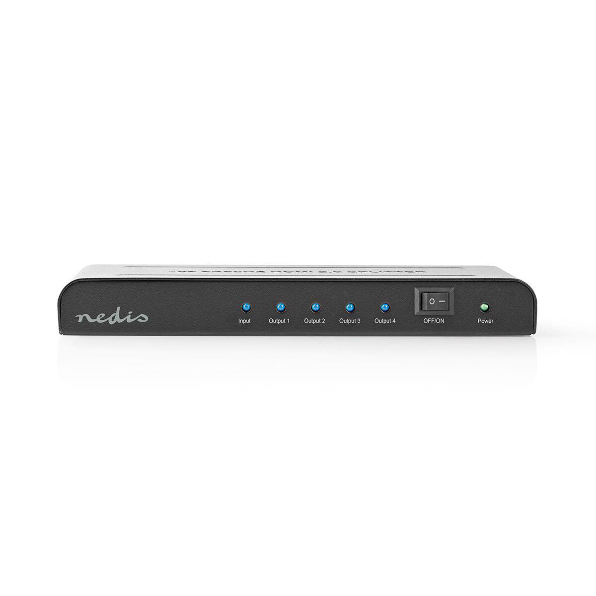 Nedis VSPL3474AT bilddelare HDMI 4x HDMI