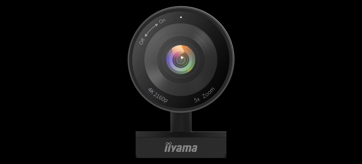 iiyama UC-CAM10PRO-1 webbkameror 8,46 MP 2160 x 1080 pixlar USB-C Svart