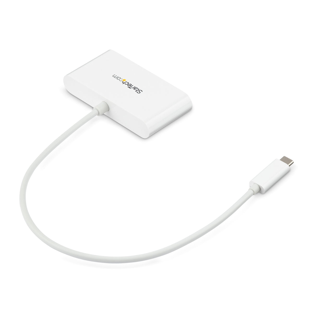 StarTech.com USB-C-hubb med 3 portar och Gigabit Ethernet - USB-C till 3x USB-A - USB 3.0-hubb - 5Gbps - vit