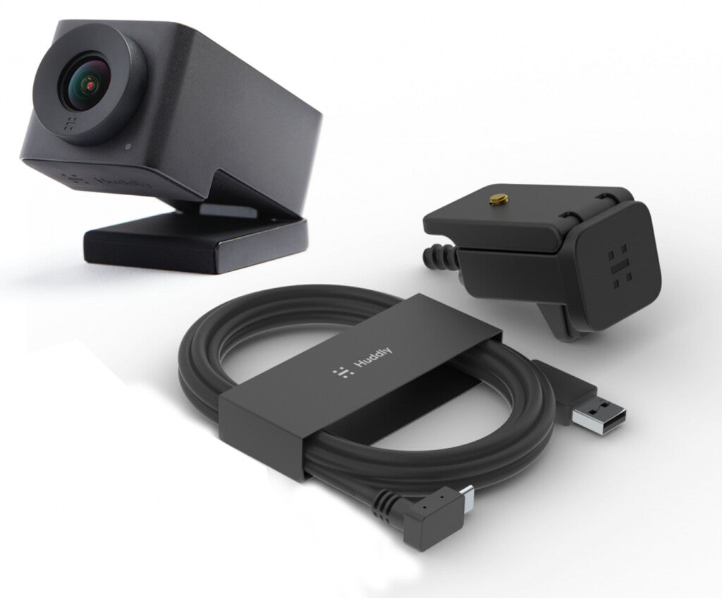 Huddly IQ with mic 12 MP Svart 1920 x 1080 pixlar 30 fps CMOS 25,4 / 2,3 mm (1 / 2.3")