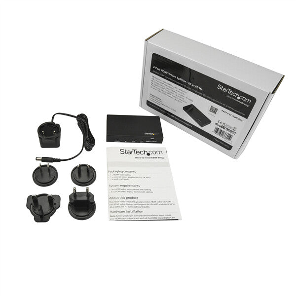 StarTech.com HDMI-splitter med 2 portar - 60Hz