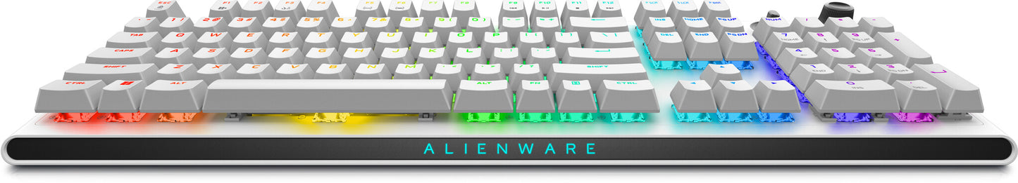 Alienware Tri-Mode AW920K tangentbord Spela USB + RF Wireless + Bluetooth Vit