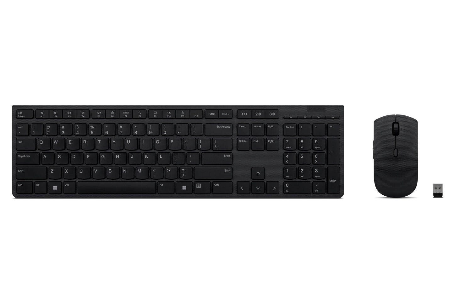 Lenovo 4X31K03940 tangentbord Mus inkluderad Trådlös RF + Bluetooth Dansk Svart