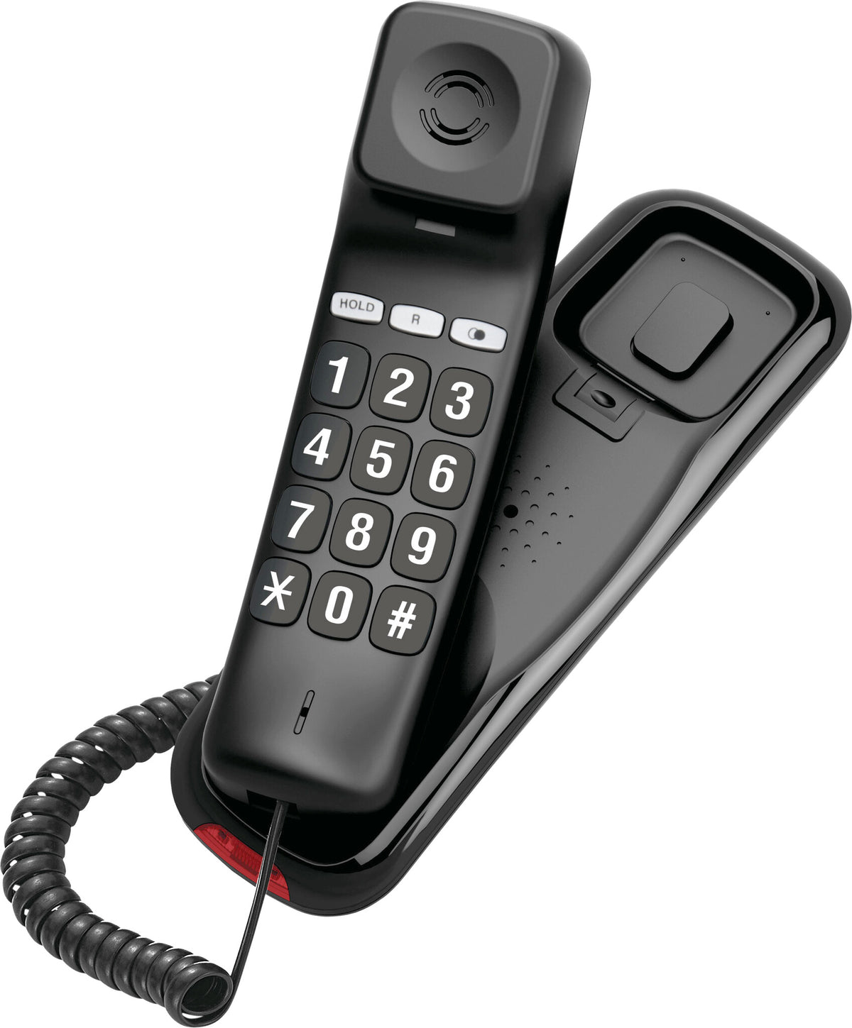 Olympia 4510 Analog telefon Svart, Röd