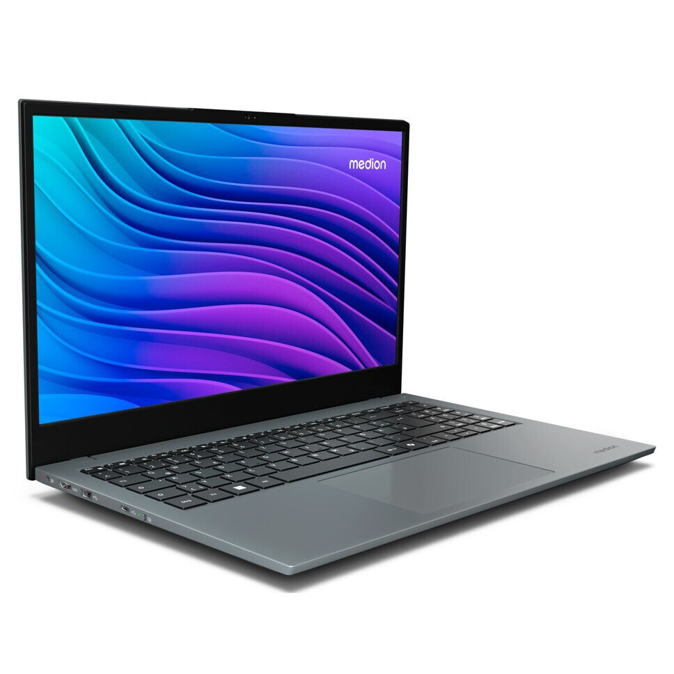 MEDION E15443 Intel Core Ultra 5 125H Bärbar dator 39,6 cm (15.6") Full HD 16 GB DDR5-SDRAM 512 GB SSD Windows 11 Home Grå