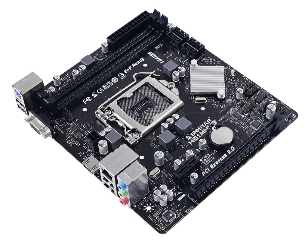 Biostar H61MHV3 moderkort Intel® H61 LGA 1155 (Socket H2) micro ATX