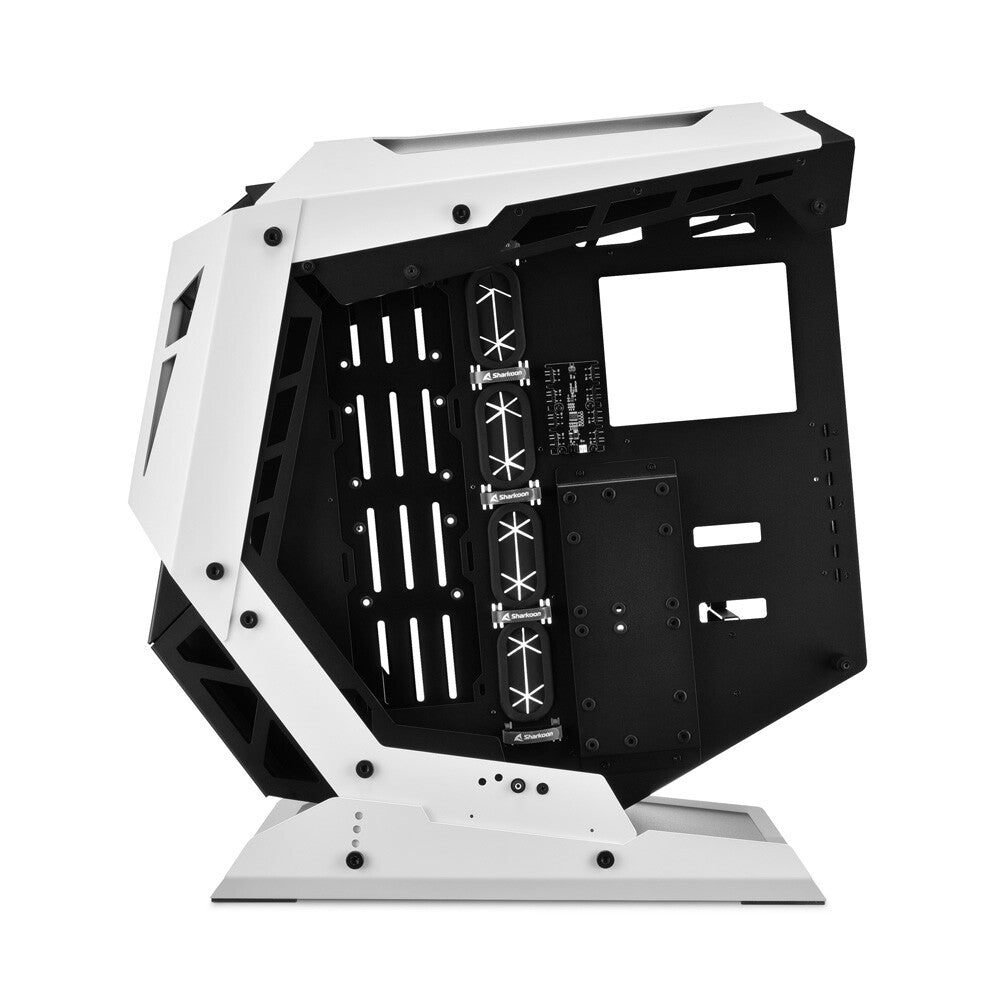 Sharkoon ELITE SHARK CA700 Tower Svart, Vit