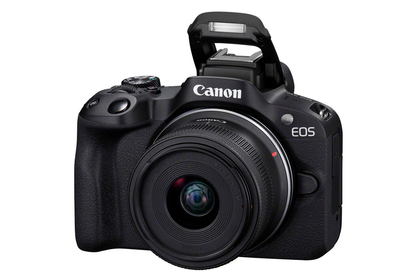 Canon EOS R50, Black + RF-S 18-45 IS STM + RF-S 55-210mm F5-7.1 IS STM Kit MILC 24,2 MP CMOS 6000 x 4000 pixlar Svart
