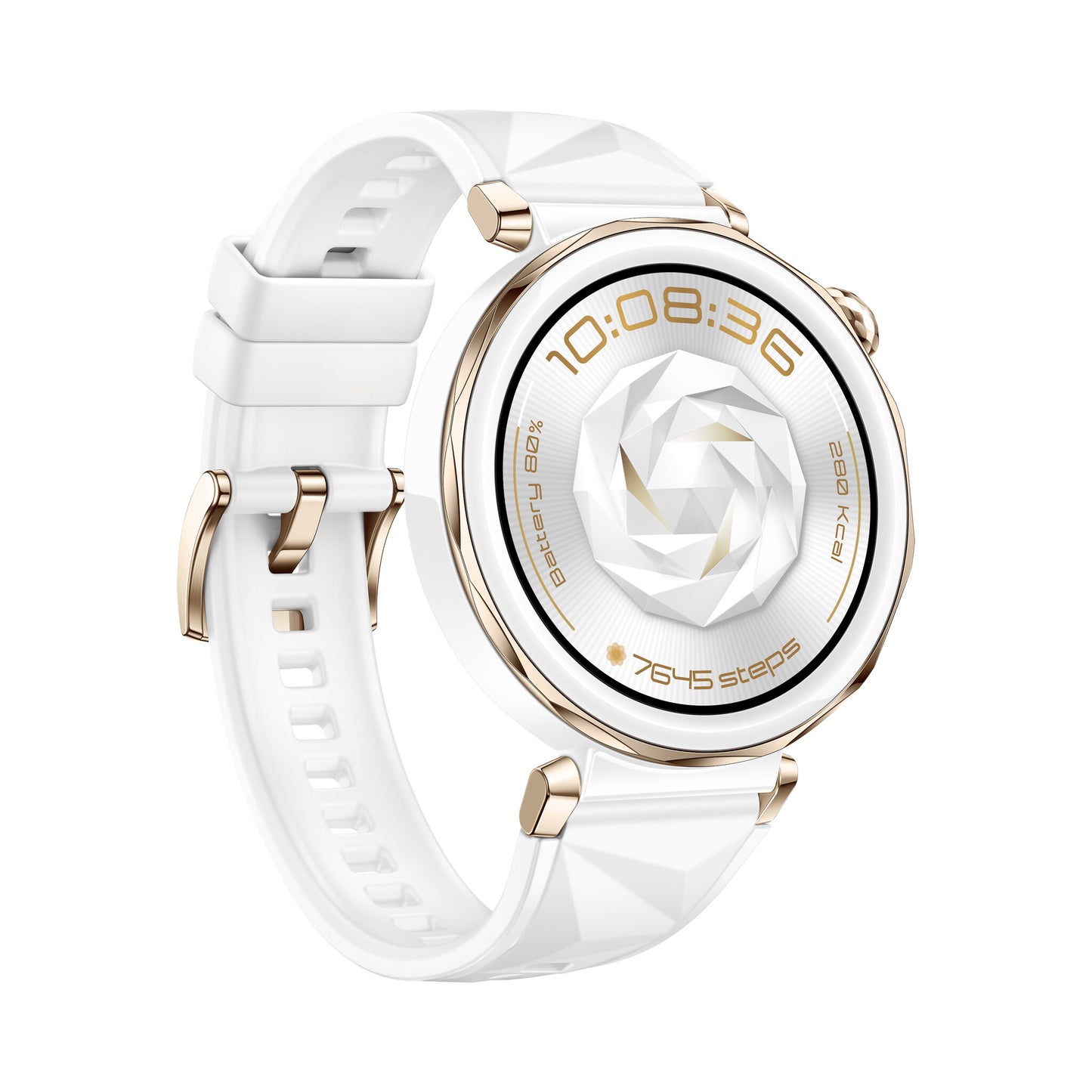 Huawei WATCH GT5 Pro 42mm 3,35 cm (1.32") AMOLED Digital 466 x 466 pixlar Vit GPS