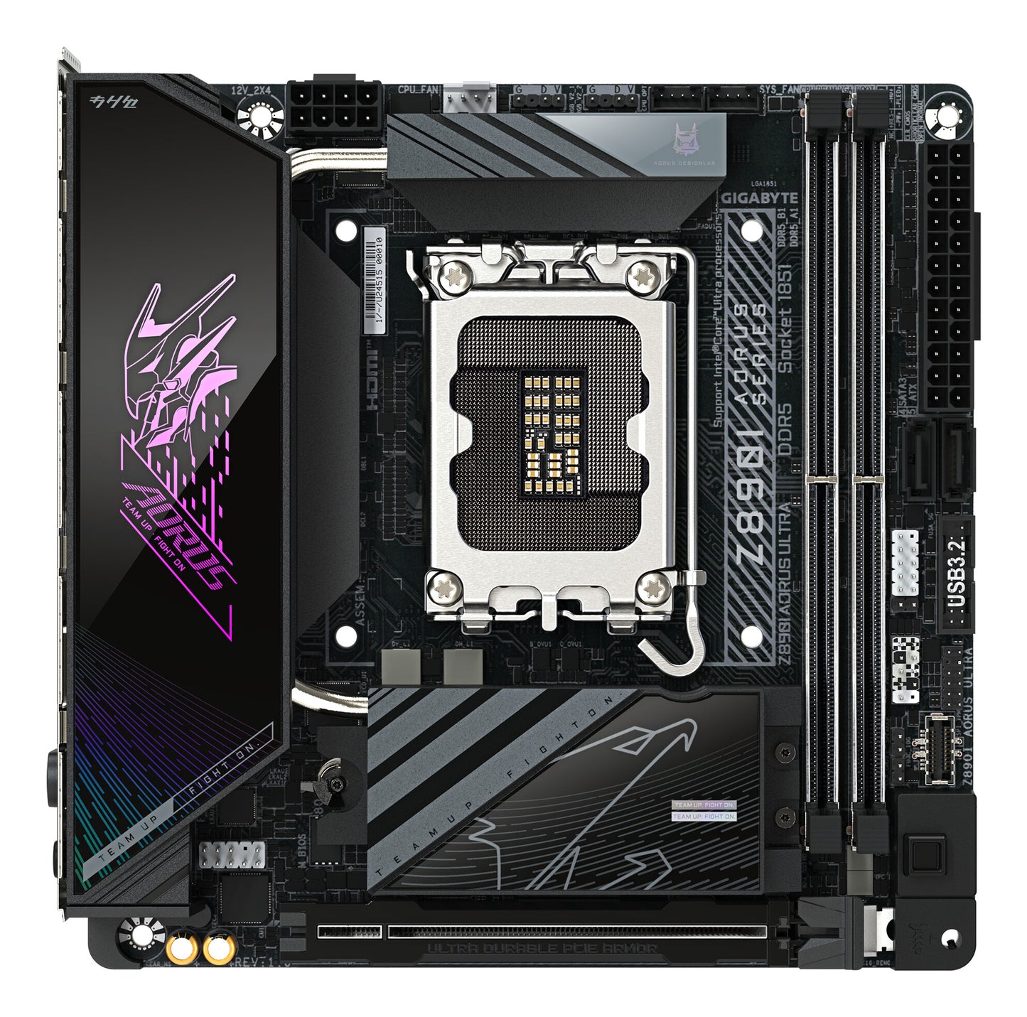 GIGABYTE Z890I AORUS ULTRA moderkort Intel Z890 LGA 1851 (Socket V1) Mini-ITX