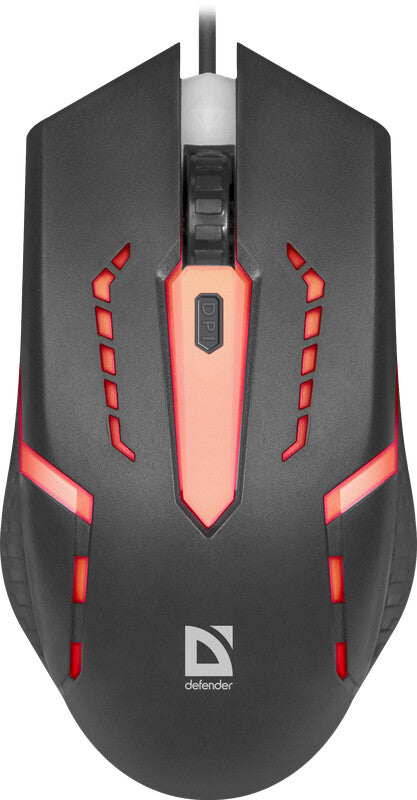 Defender HIT MB-601 datormöss Spela Ambidextrous USB Type-A Optisk 1200 DPI