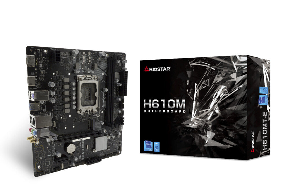 Biostar H610MT-E moderkort Intel H610 LGA 1700 micro ATX