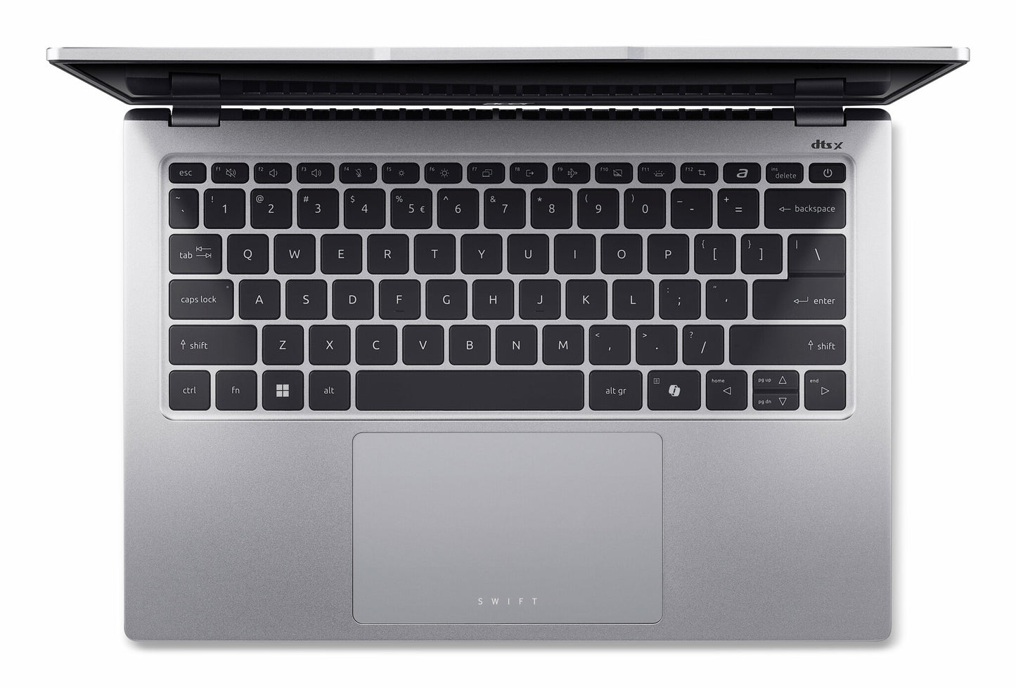 Acer Swift Go 14 SFG14-73-96BJ Intel Core Ultra 7 155H Bärbar dator 35,6 cm (14") WQXGA+ 16 GB LPDDR5x-SDRAM 1 TB SSD Wi-Fi 6E (802.11ax) Windows 11 Home Silver
