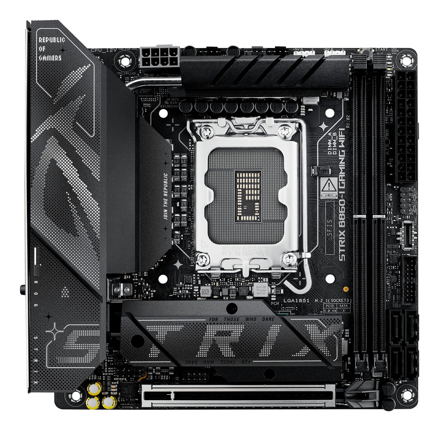 ASUS ROG STRIX B860-I GAMING WIFI Intel B860 LGA 1851 (Socket V1) Mini-ITX
