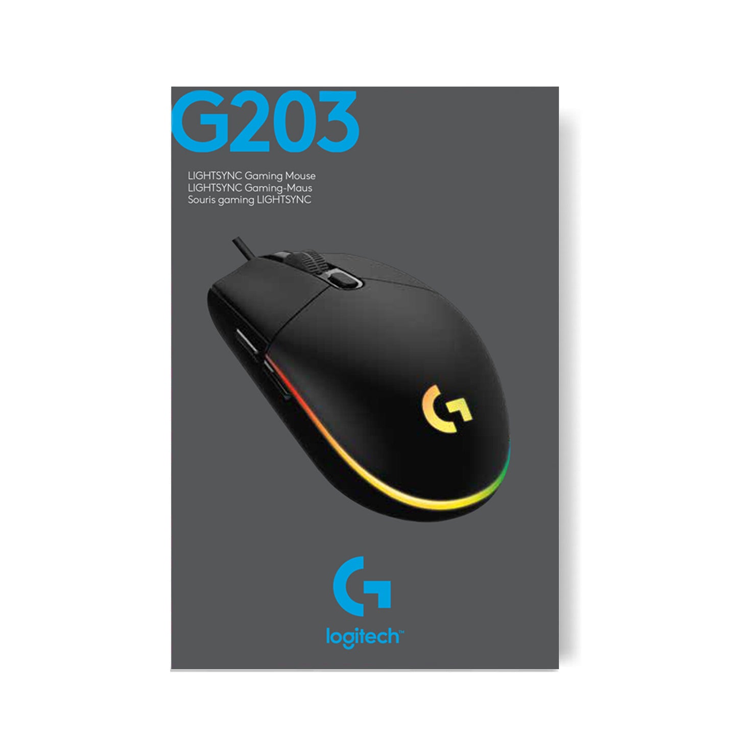 Logitech G 910-005797 datormöss Spela USB Type-A 8000 DPI