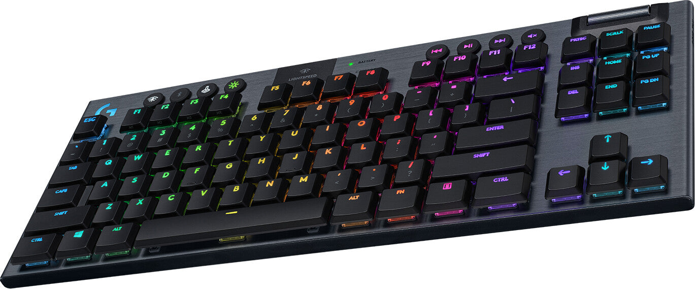 Logitech G 920-009534 tangentbord Spela Trådlös RF + Bluetooth QWERTY Nordic Kol