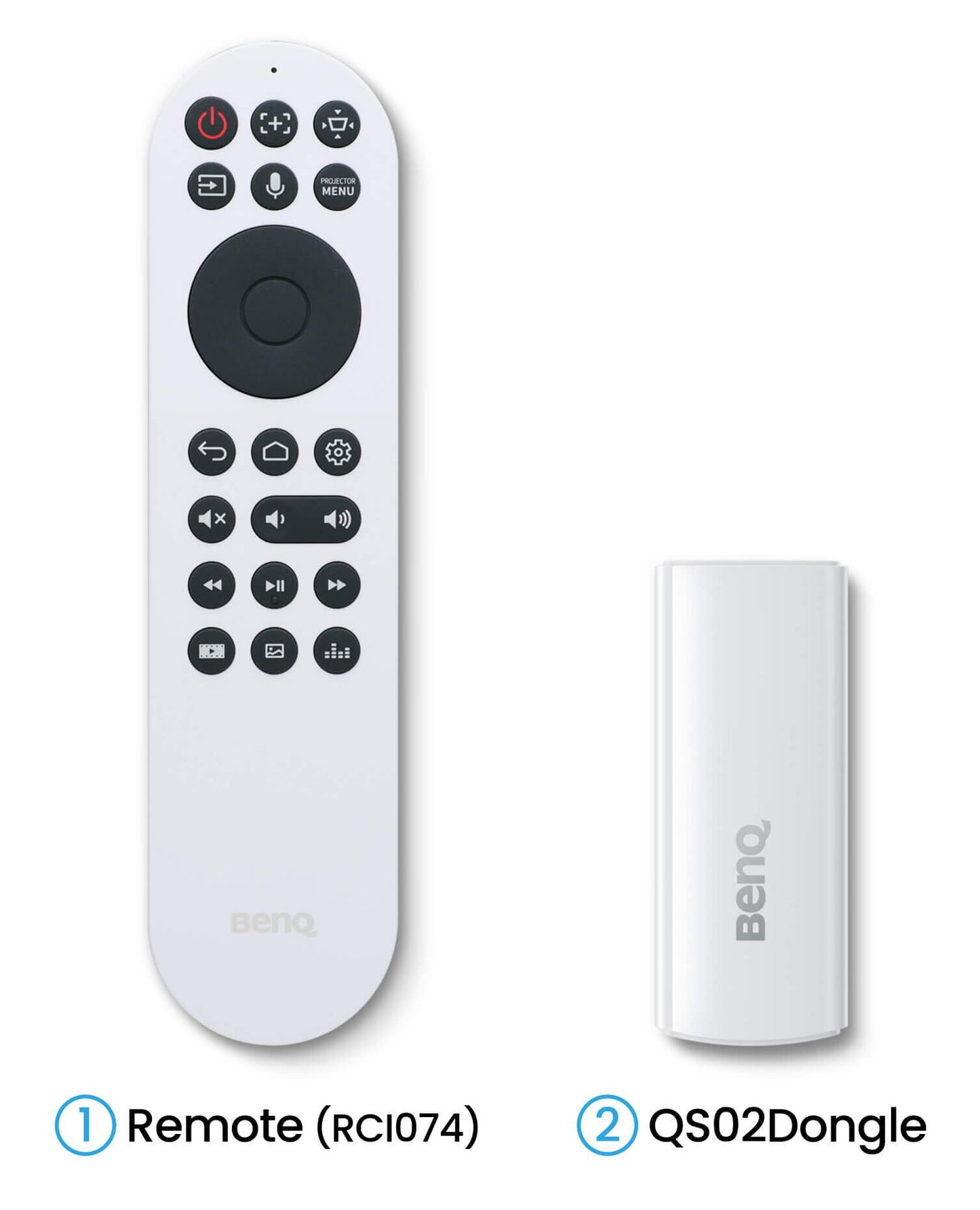 BenQ W2720i Standard throw-projektor 2500 ANSI-lumen DLP UHD 4K (3840x2160) 3D kompatibilitet Svart