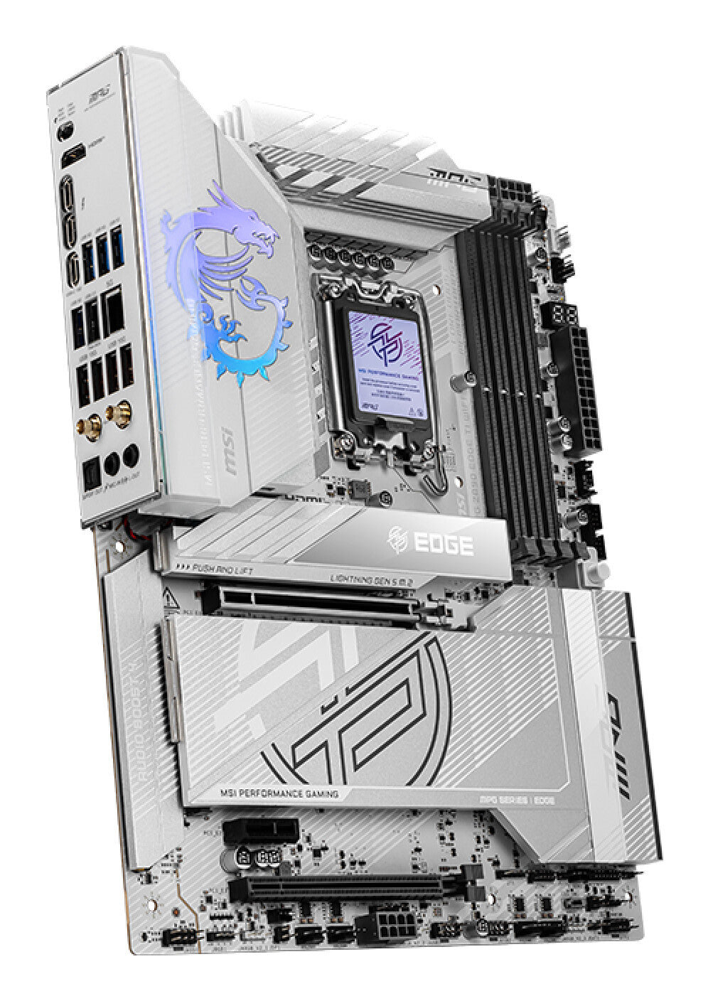 MSI MPG Z890 EDGE TI WIFI moderkort Intel Z890 LGA 1851 (Socket V1) ATX