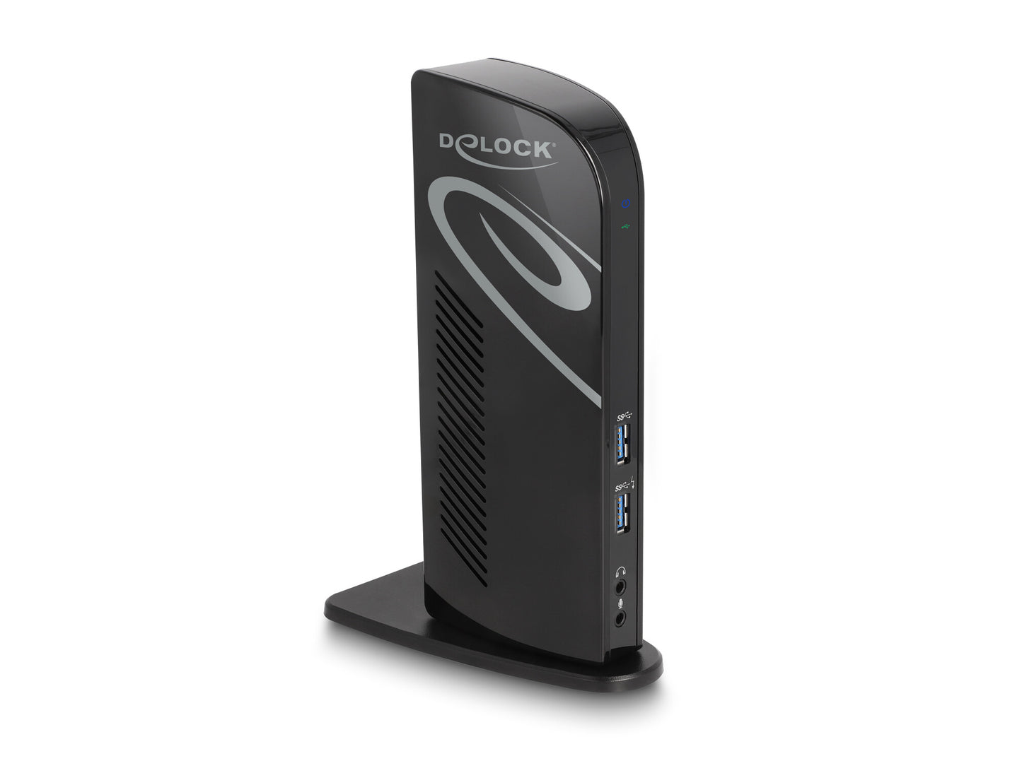 DeLOCK 87728 dockningsstationer för bärbara datorer Dockning USB 3.2 Gen 1 (3.1 Gen 1) Type-A + Type-C Svart