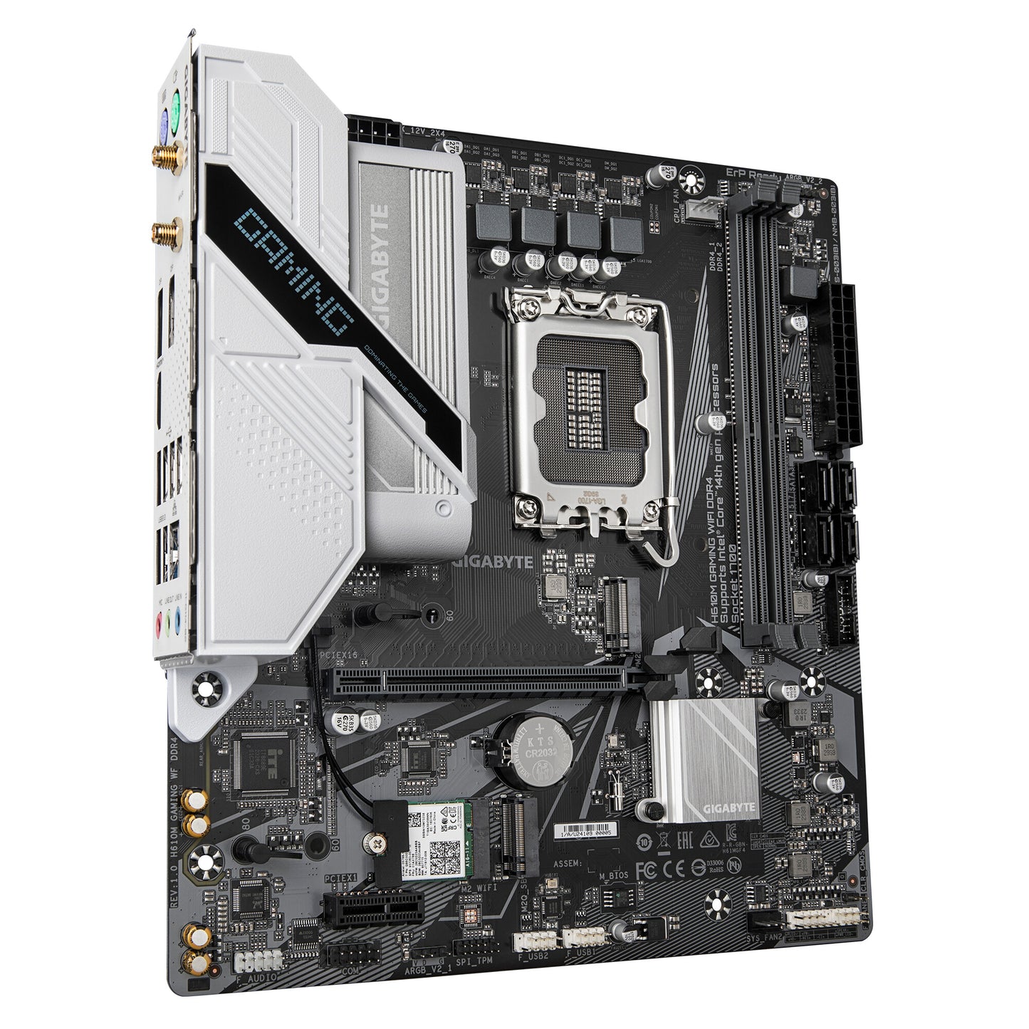 GIGABYTE H610M GAMING WF DDR4 moderkort Intel H610 Express LGA 1700 micro ATX