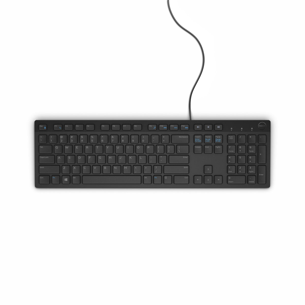 DELL trådbundet tangentbord – KB216 - Ryska (QWERTY) - svart - (RTL BOX)