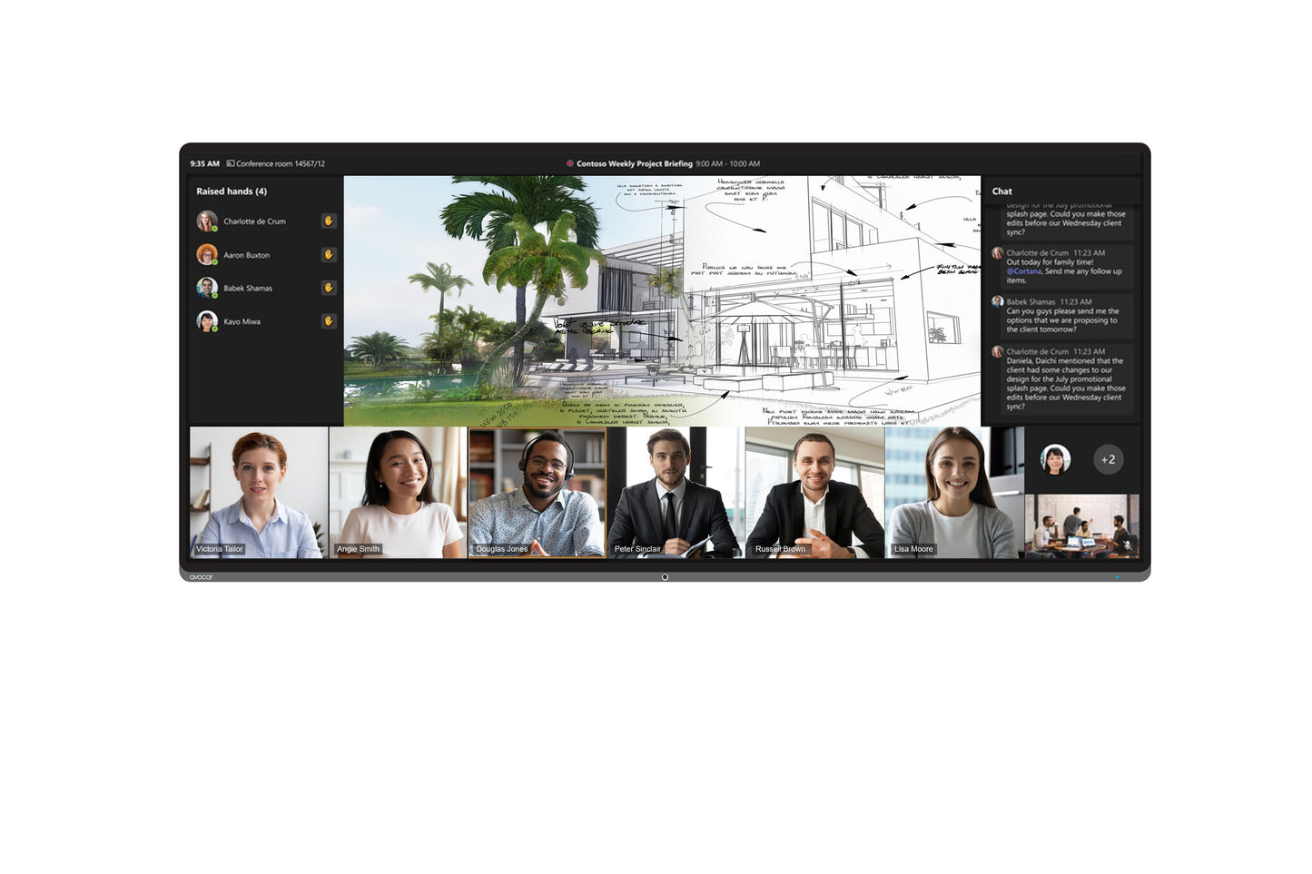 Avocor AVL-1050-D 105 5K 2,67 m (105") 5120 x 2160 pixlar LCD