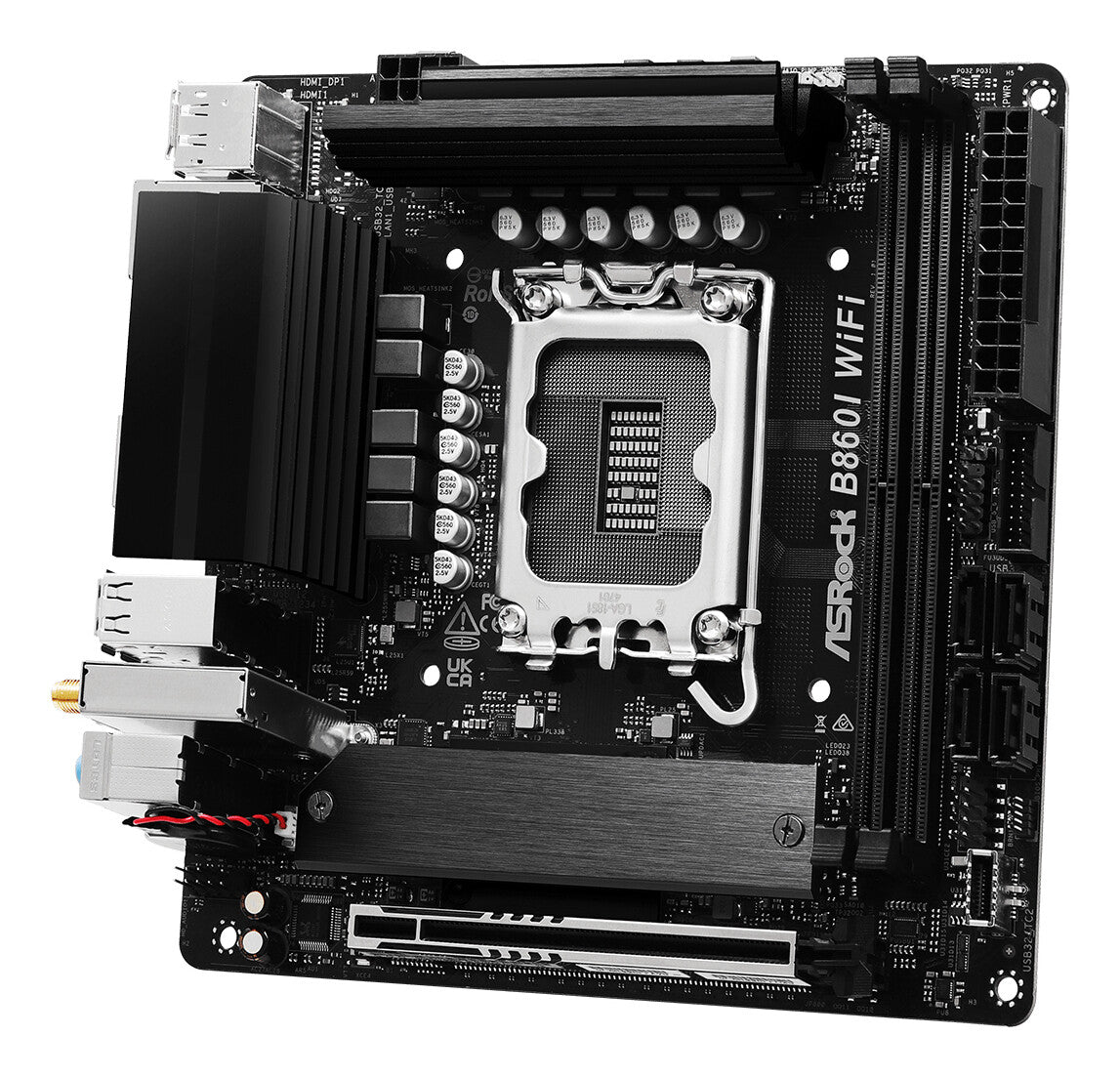 Asrock B860I WiFi Intel B860 LGA 1851 (Socket V1) Mini-ITX