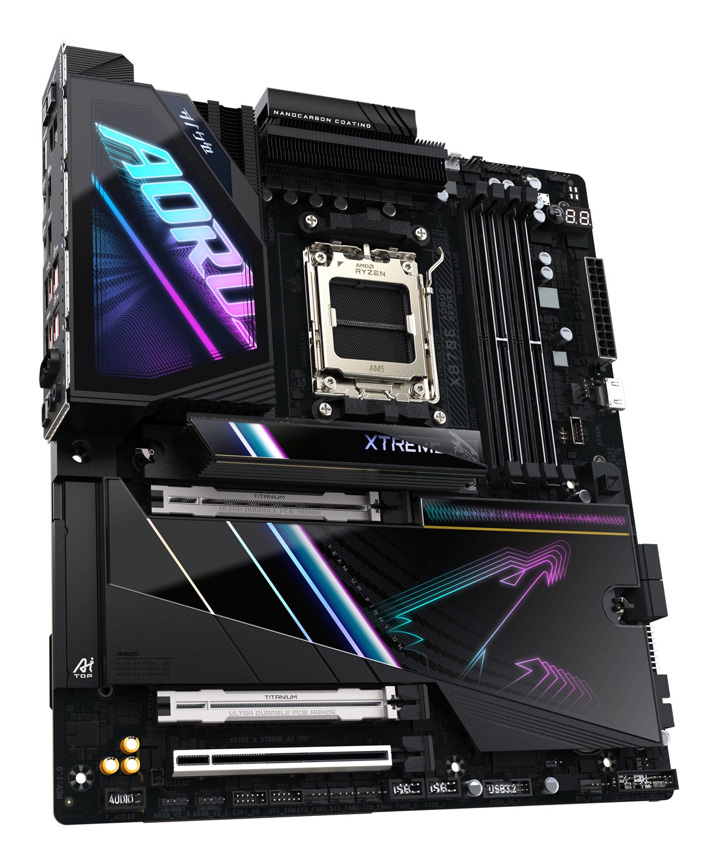 GIGABYTE X870E AORUS XTREME AI TOP AMD X870E AM5-sockel Utökad ATX