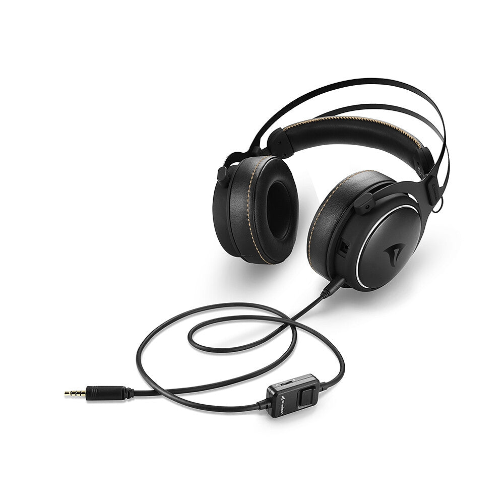 Sharkoon SKILLER SGH50 Headset Kabel Huvudband Spela Svart