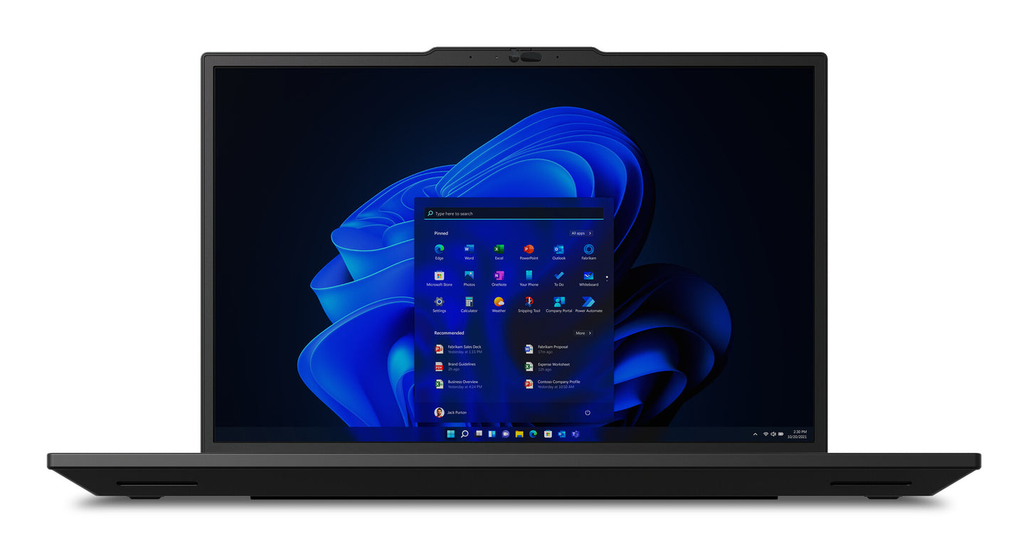 Lenovo ThinkPad P16s Gen 3 (Intel) Intel Core Ultra 9 185H Mobil arbetsstation 40,6 cm (16") WUXGA 64 GB DDR5-SDRAM 1 TB SSD Wi-Fi 6E (802.11ax) Windows 11 Pro Nordic Svart