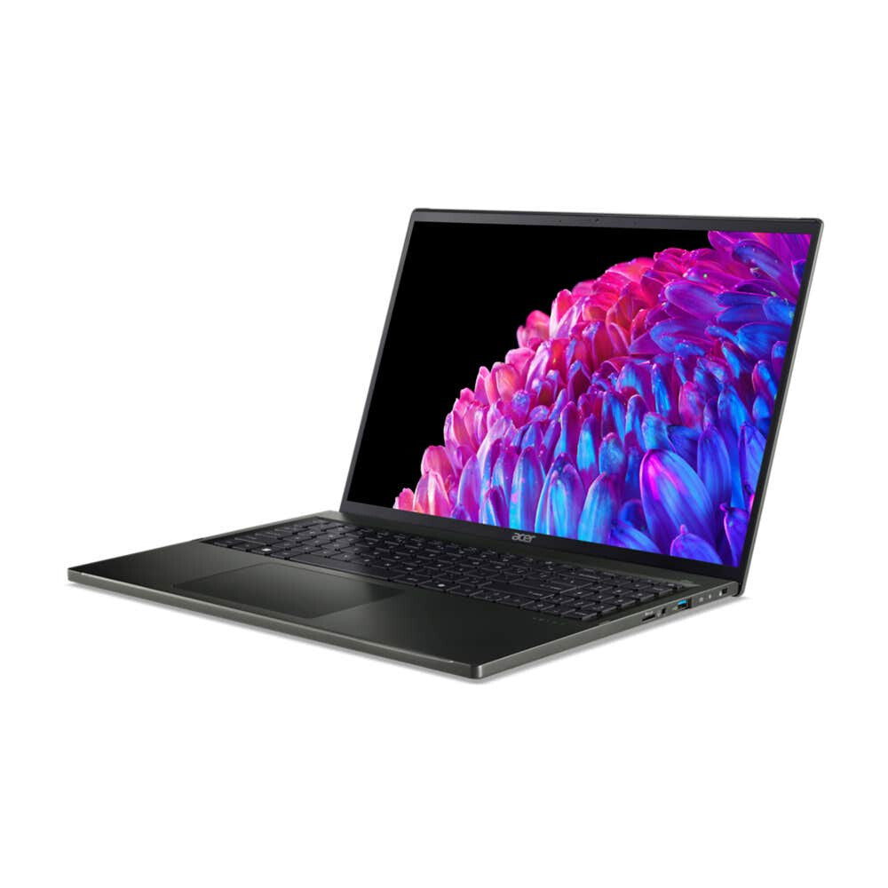 Acer Swift Edge SFE16-44-R0XV AMD Ryzen™ 5 8640U Bärbar dator 40,6 cm (16") 3.2K 16 GB LPDDR5-SDRAM 512 GB SSD Wi-Fi 6E (802.11ax) Windows 11 Home Svart