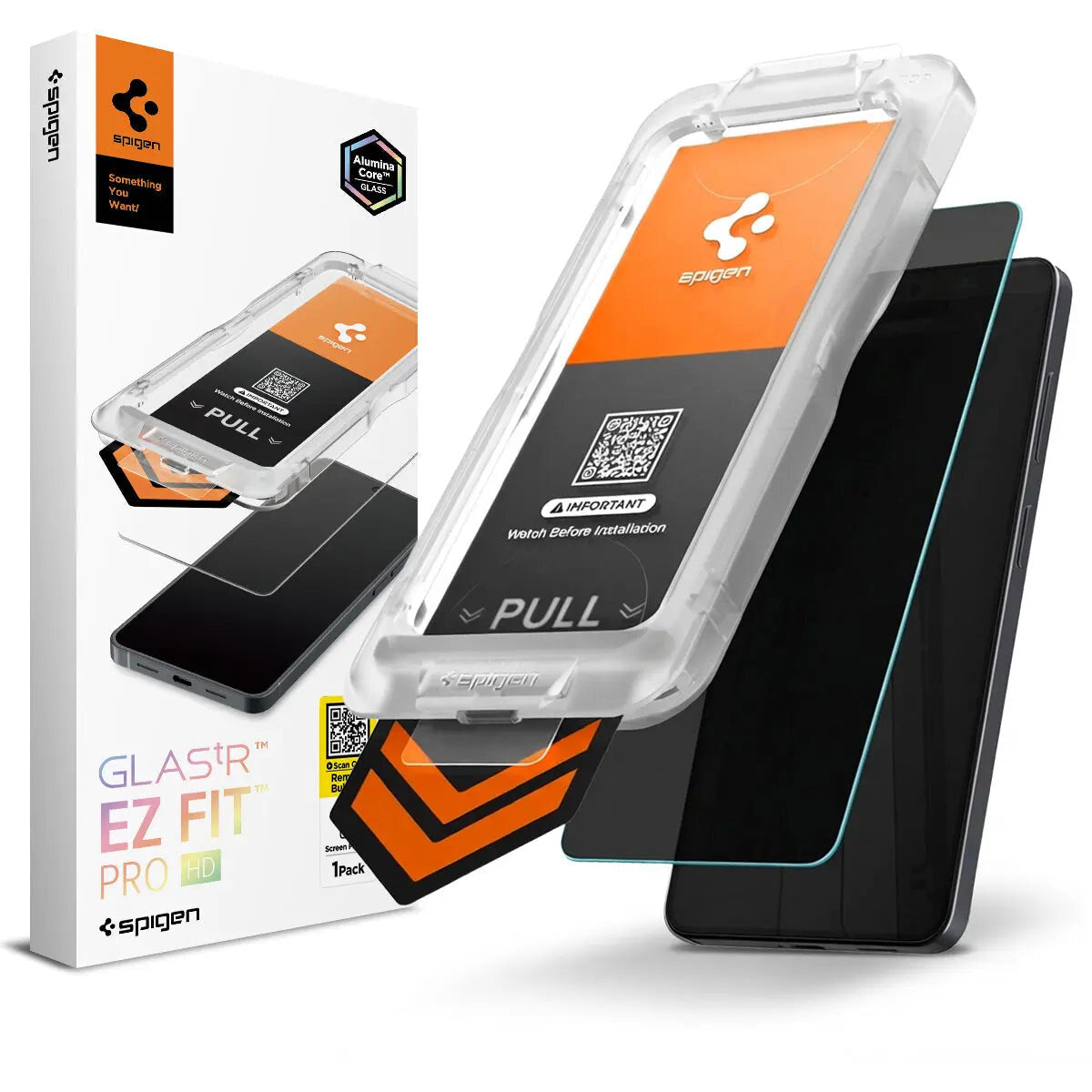 Spigen GLAS.tR EZ Fit Pro HD Skärmskydd Samsung 1 styck