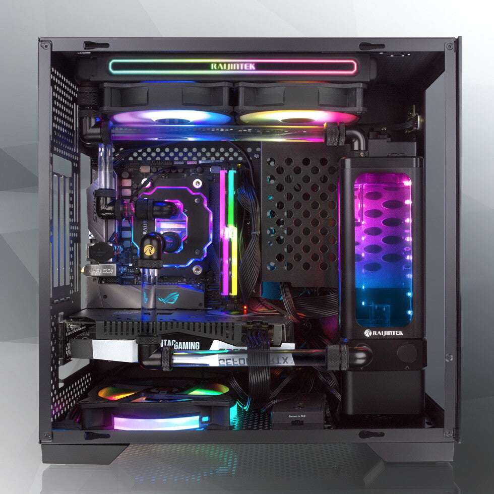 RAIJINTEK PAEAN Mini Mini Tower Svart