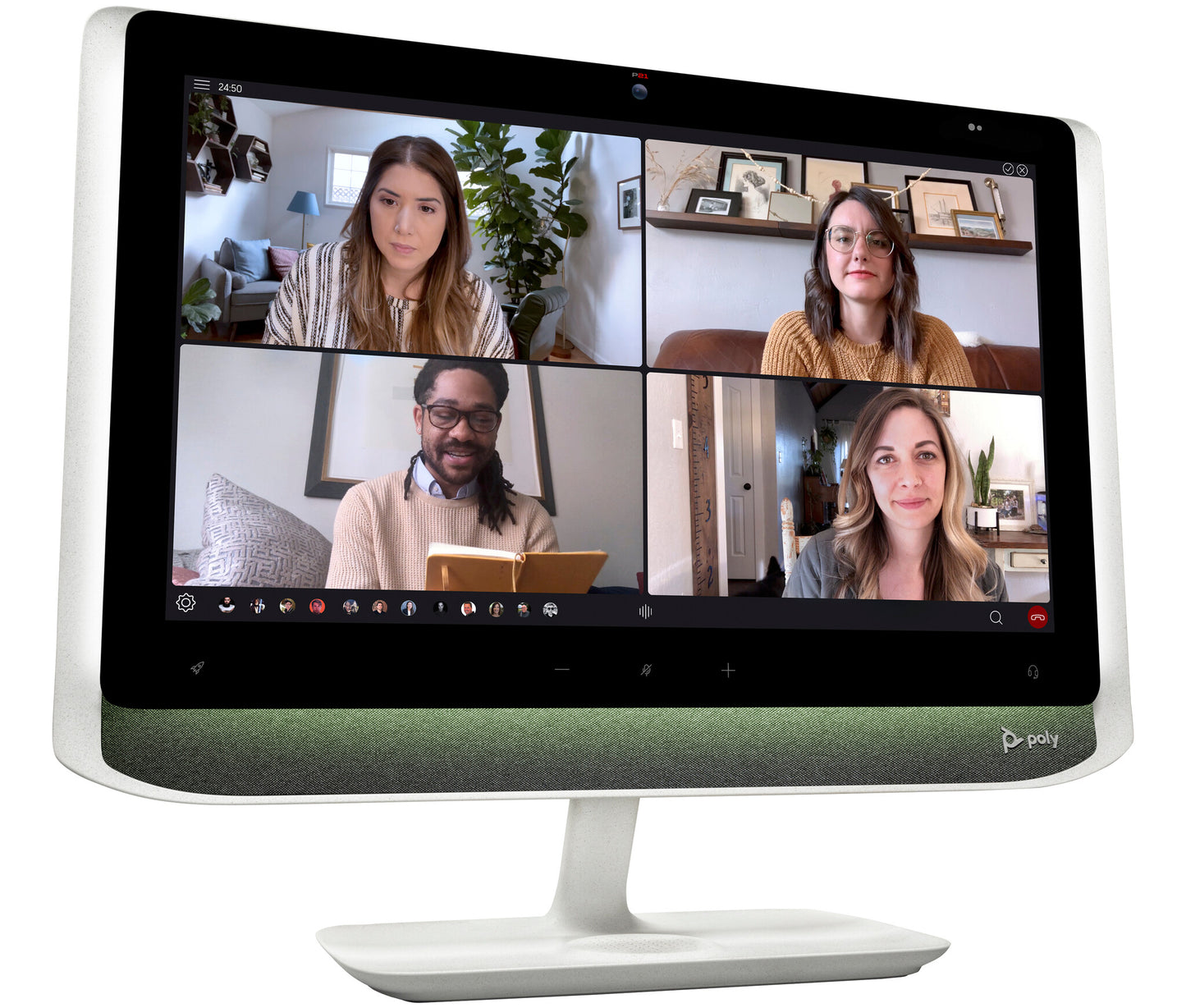 Poly Studio P21Personal Meeting FHD Display 54,6 cm (21.5") 1920 x 1080 pixlar Vit