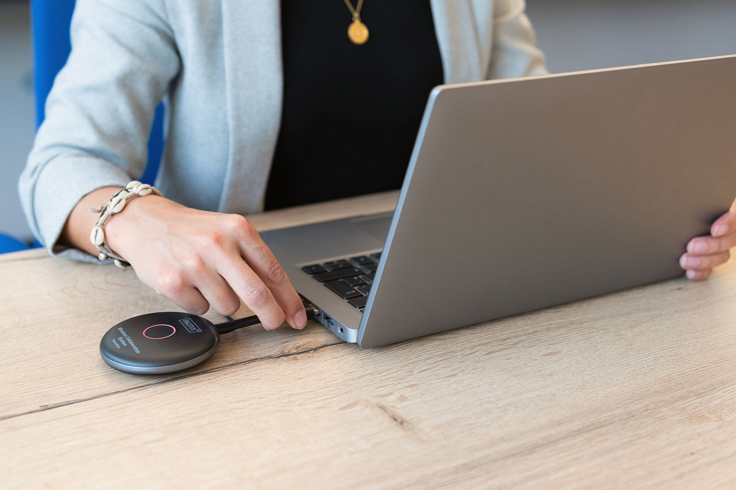 Digitus DS-55322 AV-förlängare Sändare för AV-utrustning Svart, Grå