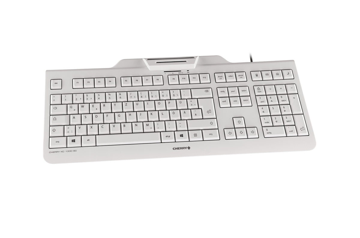 Contour Design KC 1000 SC tangentbord Kontor USB QWERTZ tyska Grå
