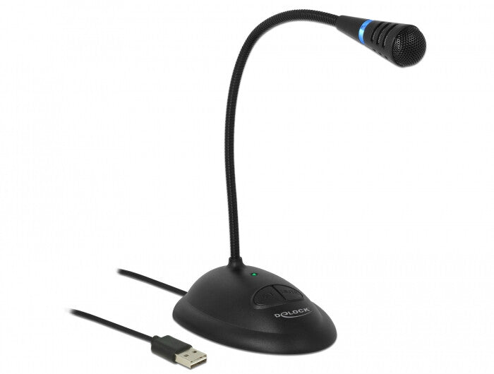 DeLOCK 65871 mikrofoner Svart Mikrofon till PC