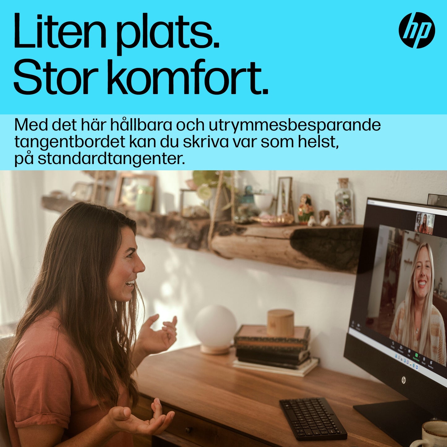 HP 350 kompakt Bluetooth-tangentbord för flera enheter