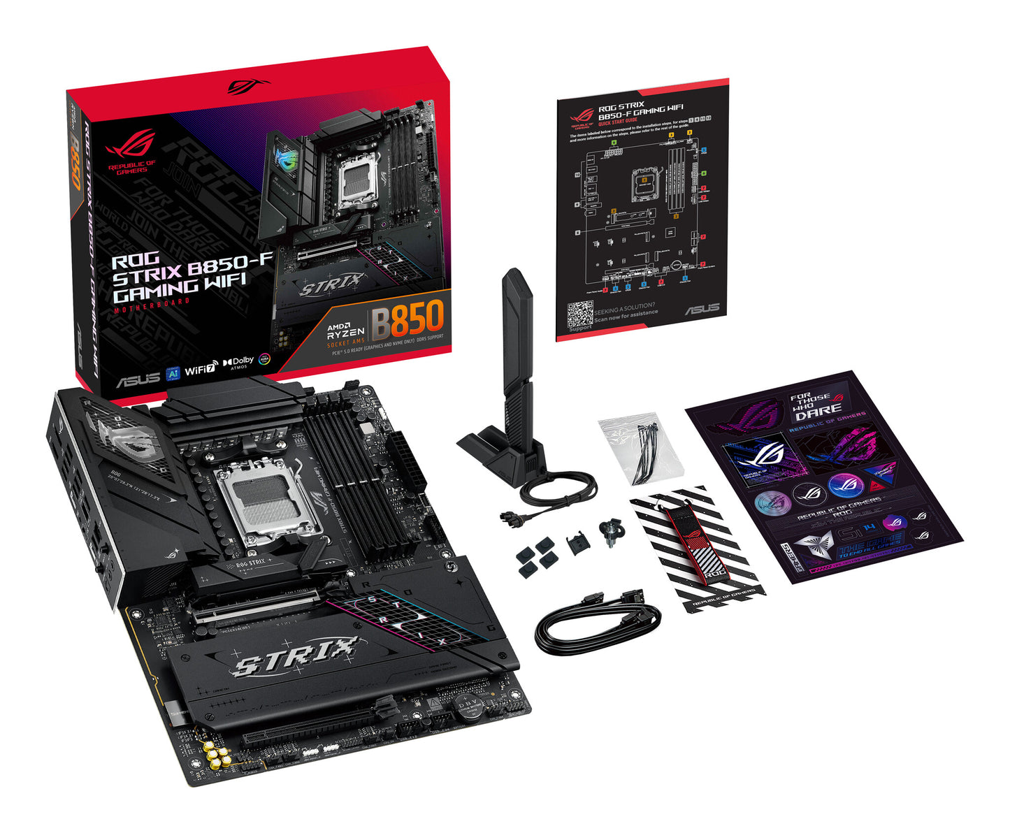 ASUS ROG STRIX B850-F GAMING WIFI AMD B850 AM5-sockel ATX