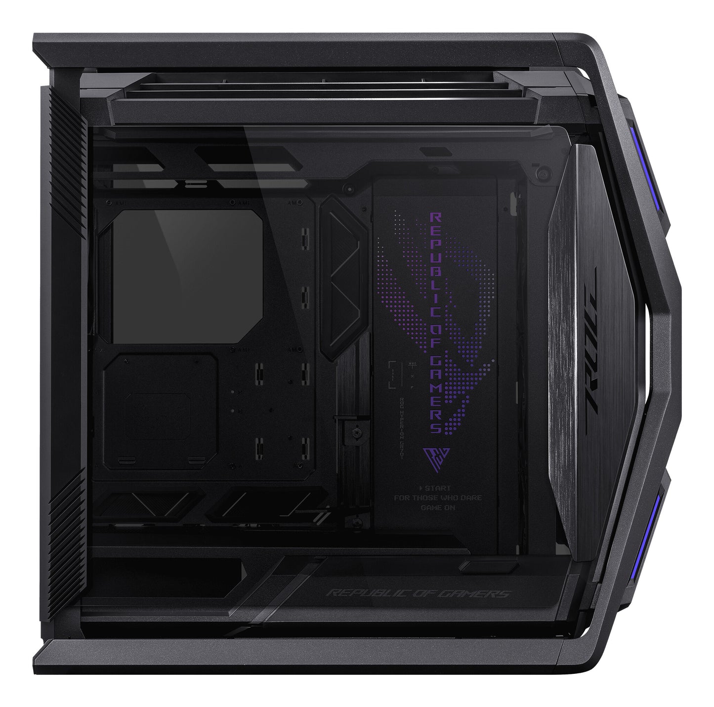 ASUS ROG Hyperion GR701 BTF Edition Tower Svart, Transparent