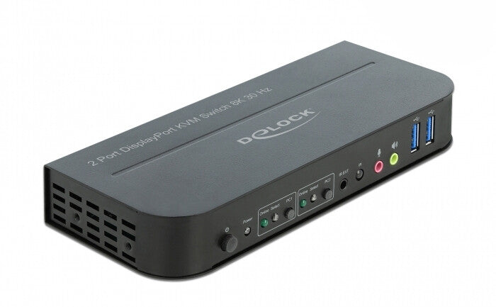 DeLOCK 11482 KVM-switchar Svart
