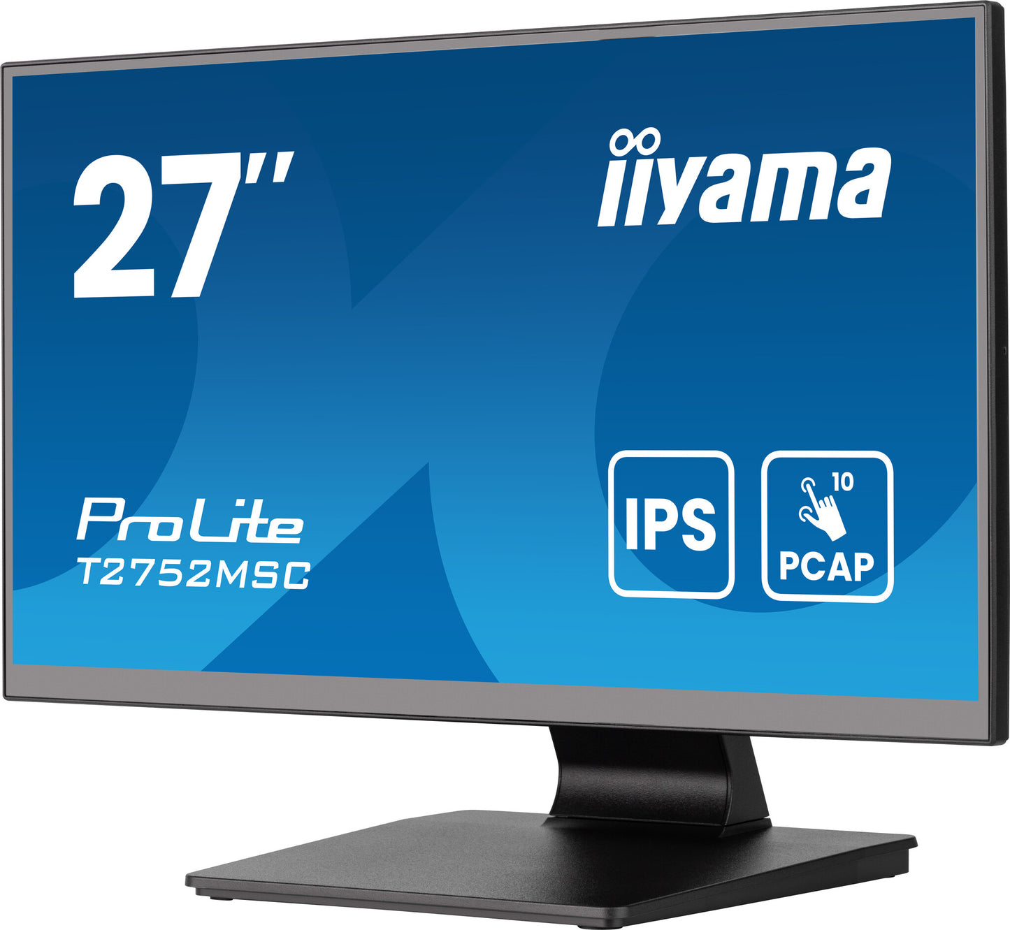 iiyama ProLite T2752MSC-B1AG platta pc-skärmar 68,6 cm (27") 1920 x 1080 pixlar Full HD LED Pekskärm Svart