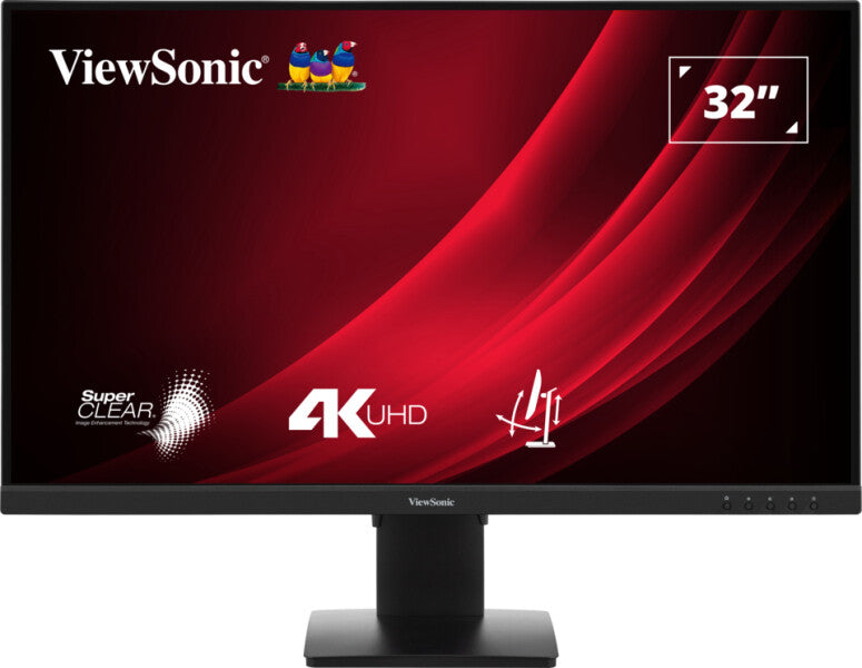 Viewsonic VG3208-4K platta pc-skärmar 81,3 cm (32") 3840 x 2160 pixlar 4K Ultra HD LED Svart