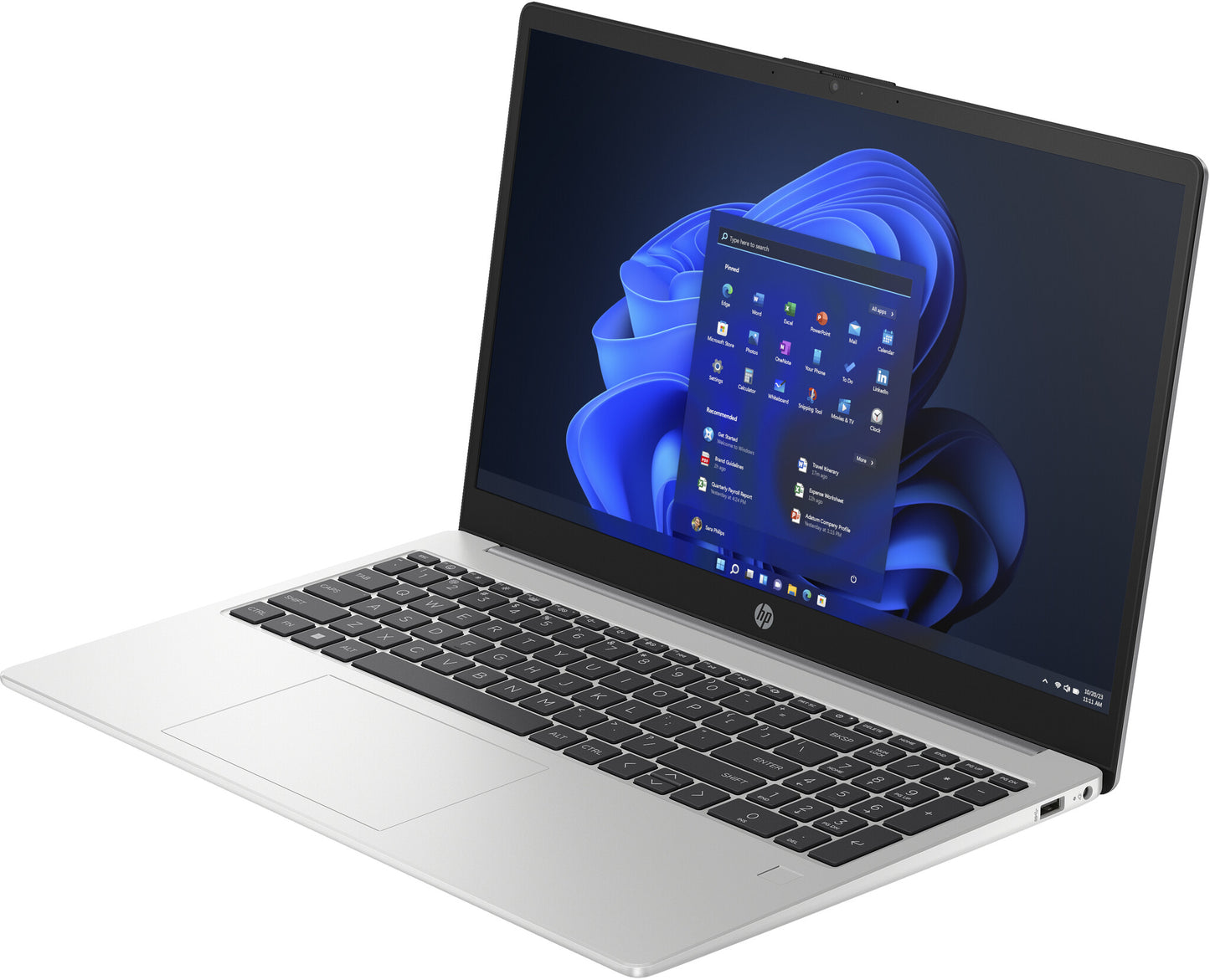 HP 255 G10 AMD Ryzen™ 5 7530U Bärbar dator 39,6 cm (15.6") Full HD 8 GB DDR4-SDRAM 512 GB SSD Wi-Fi 6 (802.11ax) Windows 11 Home Silver