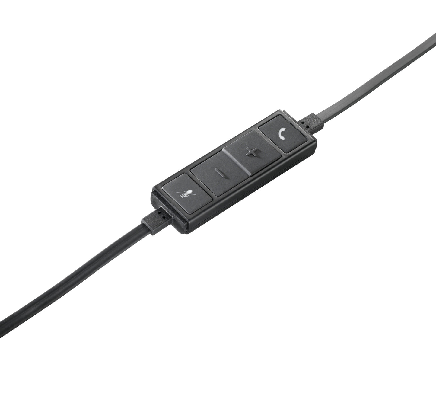 Logitech H650e Headset Kabel Huvudband Kontor/callcenter USB Type-A Svart, Silver